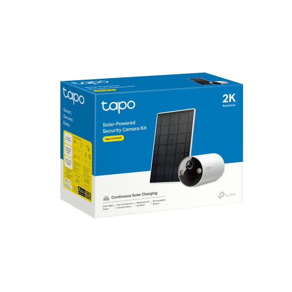 Tapo C410 Kit | 2K | 3 MP | Solar-Powered | CCTV | Outdoor | Security | Camera | Kit
