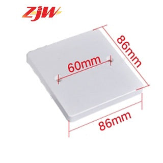 ZJW 1pc 86*86mm Wall Mounted Junction Box BS Plastic IP55  Connection Box Cable Branch Box