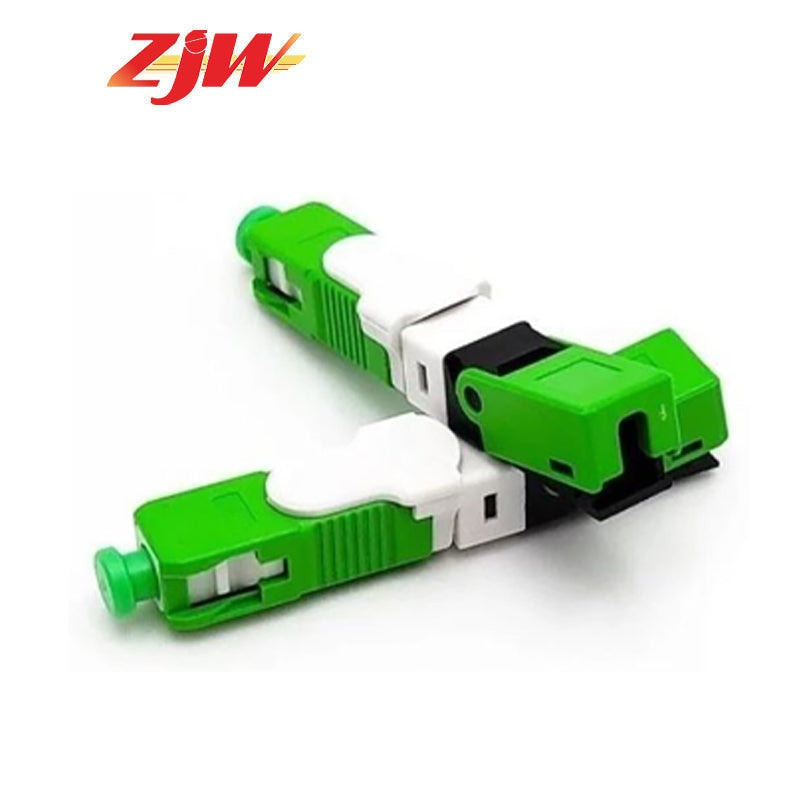 ZJW FTTH 5PCS Embedded Type Fast Connector SC UPC/APC Single Mode ESC250D Fast Connector