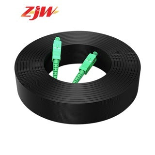 ZJW 100M/ 200M / 300M 1 Core Fiber Optic Cable Fiber Optic Patch Cord Single Mode FTTH
