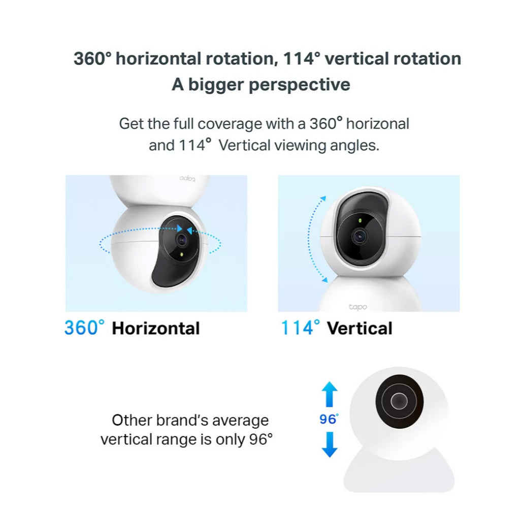 C200C / C200 / C210 / C220 / 2MP / 3MP / 4MP CCTV Camera Pan/Tilt Home Security Wi-Fi Camera