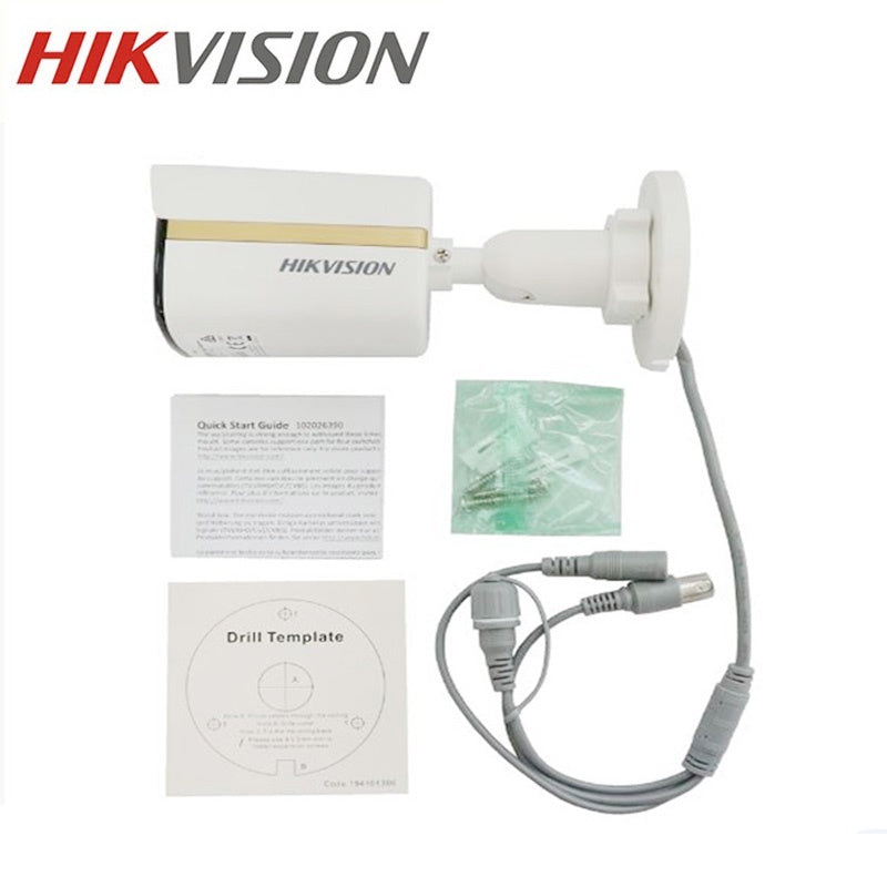 Hikvision  Bullet Camera  2MP 1080P ColorVu  24/7 Colored with LED Warm Light