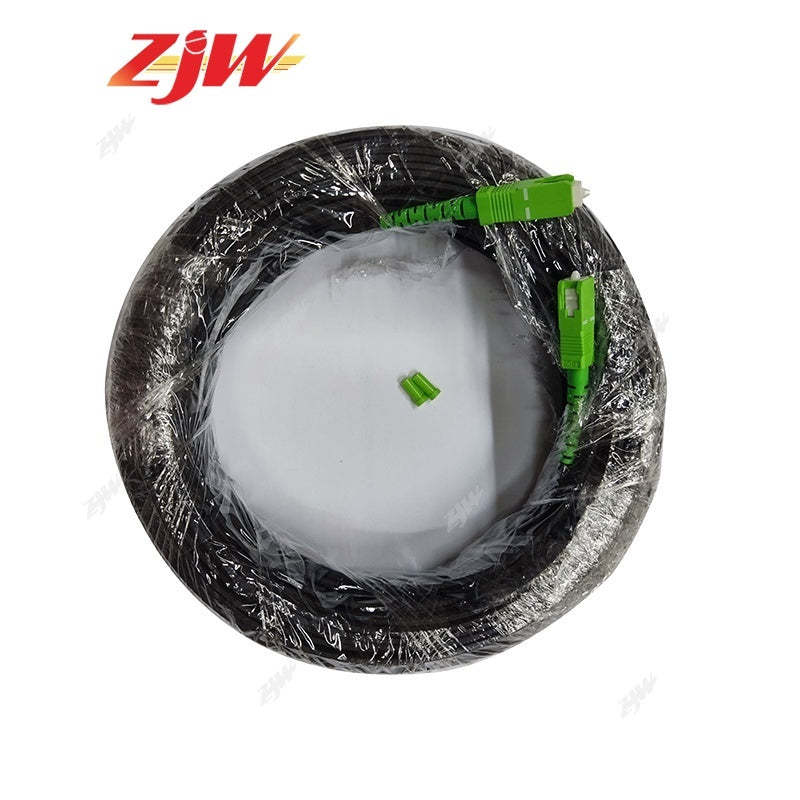 ZJW 100M/ 200M / 300M 1 Core Fiber Optic Cable Fiber Optic Patch Cord Single Mode FTTH