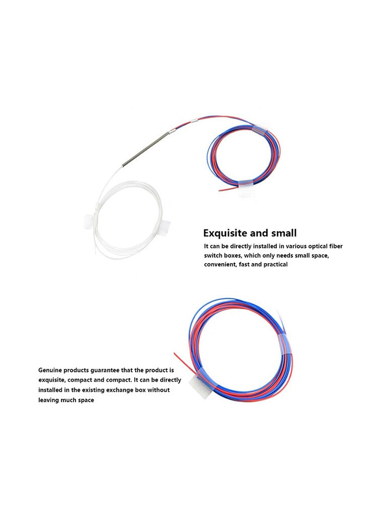 ZJW Fiber  1:2  FBT Splitter  Connector Fiber Splitter SC/UPC Ratio 50/50 60/40 70/30 75/25 80/20