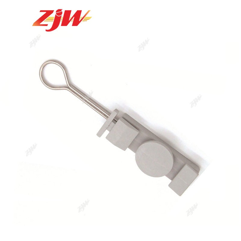 ZJW 10pcs F Clamp Non TELCO FTTH Tools S Type Fiber fixing Parts Clamp for Drop Cable Fiber