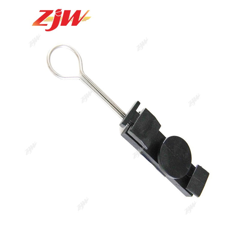 ZJW 10pcs F Clamp Non TELCO FTTH Tools S Type Fiber fixing Parts Clamp for Drop Cable Fiber