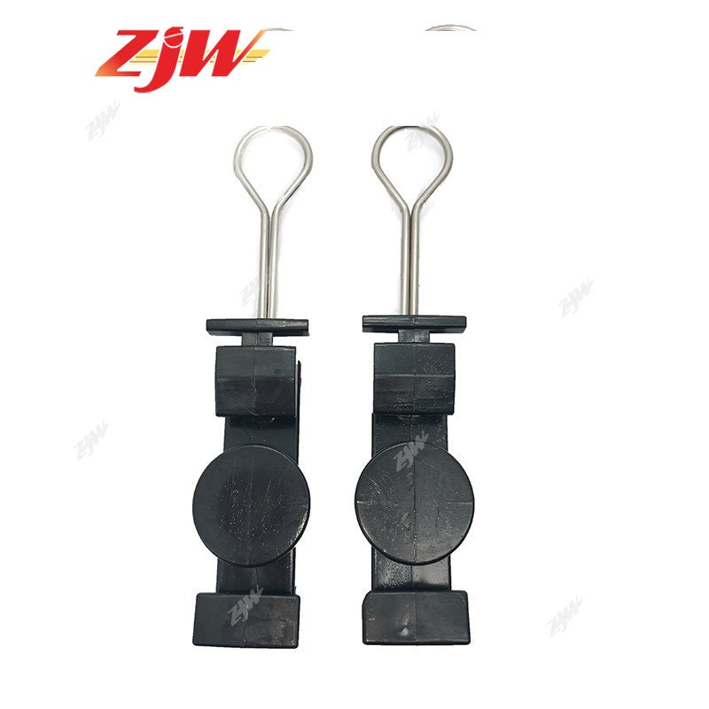 ZJW 10pcs F Clamp Non TELCO FTTH Tools S Type Fiber fixing Parts Clamp for Drop Cable Fiber