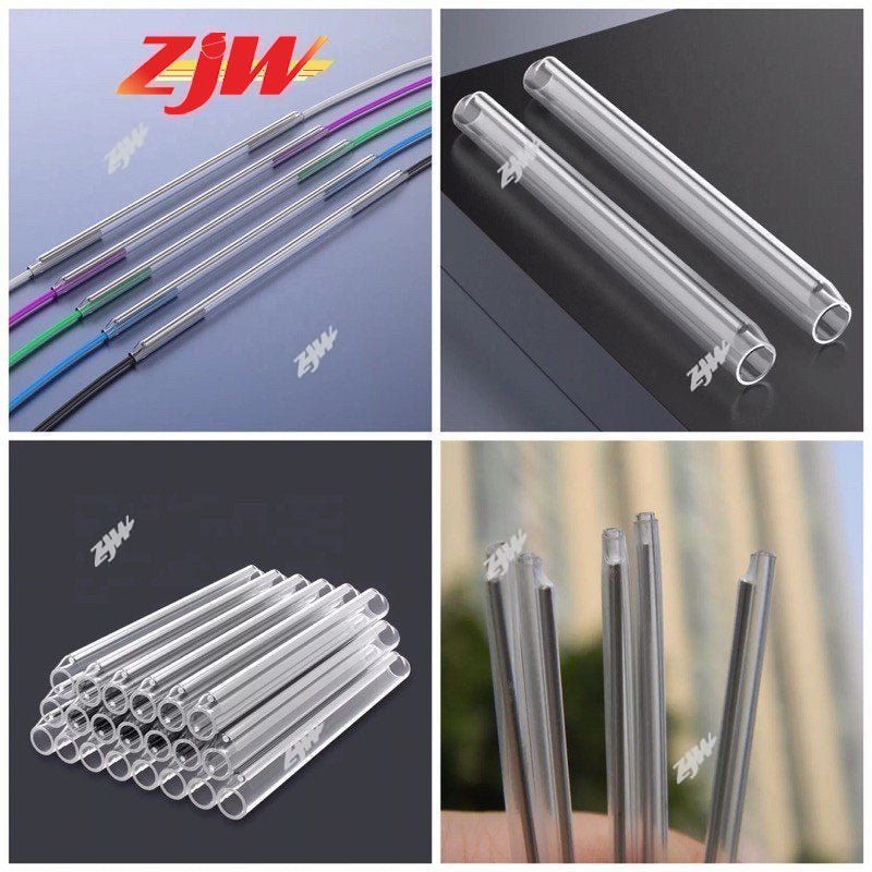 ZJW 100pcs 60mm Fiber Sleeves Fiber Heat Shrink Tube Fiber Pipe Fusion Splicer Protection Sleeve