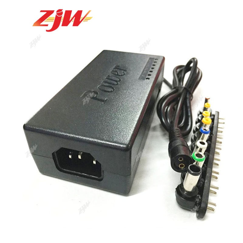ZJW 96W Universal Power Supply Charger 8 Tips For PC Laptop  AC/DC Power Adapter Indicator Charger