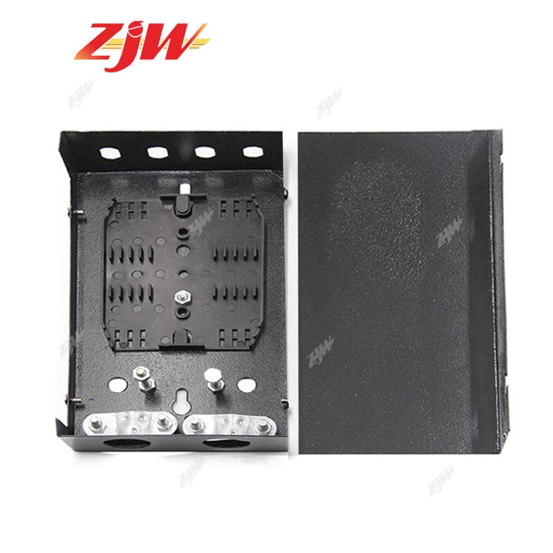 ZJW 4 Cores Iron FTTH Terminal Box Fiber Box Fiber Optic Patch Panel FTTX Distribution Box