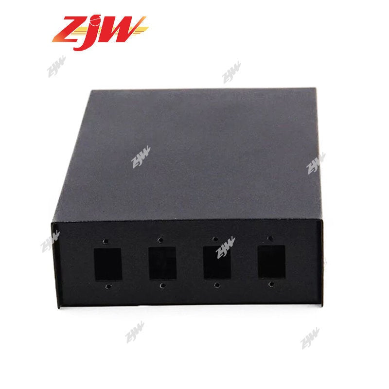 ZJW 4 Cores Iron FTTH Terminal Box Fiber Box Fiber Optic Patch Panel FTTX Distribution Box