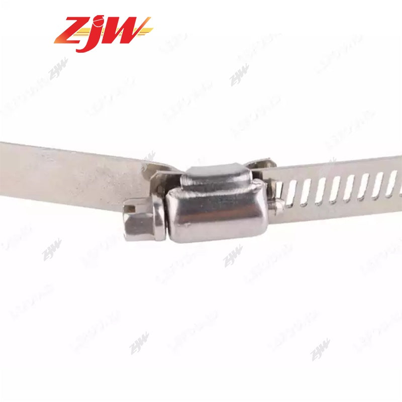 ZJW Ø100/Ø200/Ø300/Ø400mm Stainless Steel Telephone Pole Clamp CCTV Bracket Tube Clamp Hose Clamp