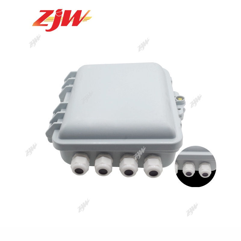 ZJW 1:8 Nap Box Fiber Optic PLC Splitter Box / 12 core FTTH adapter Distribution Box
