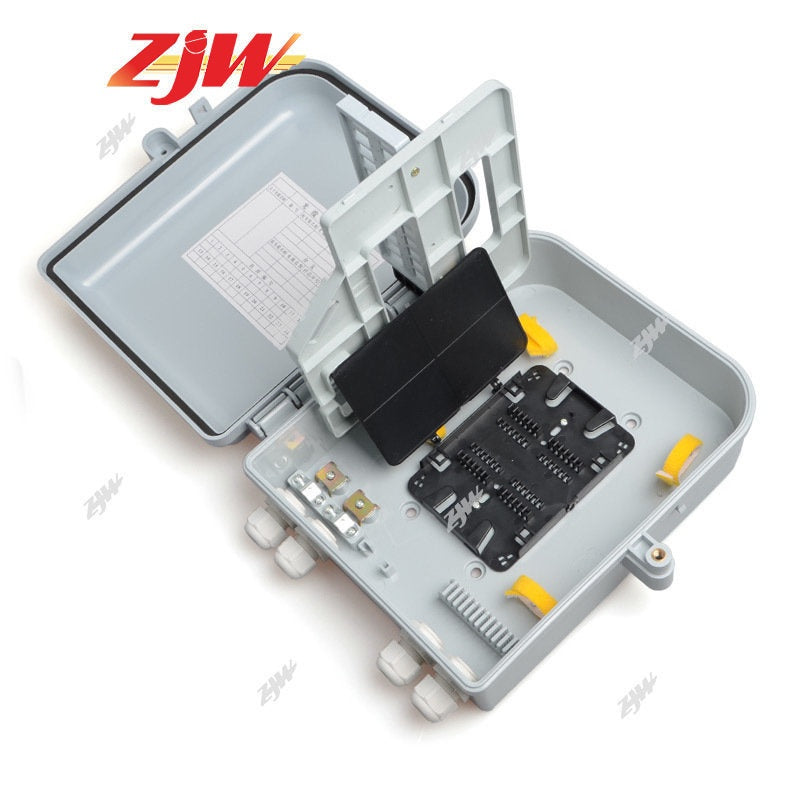 ZJW 1:16 Nap Box Fiber Optic PLC Splitter Box / 24 core FTTH adapter Distribution Box
