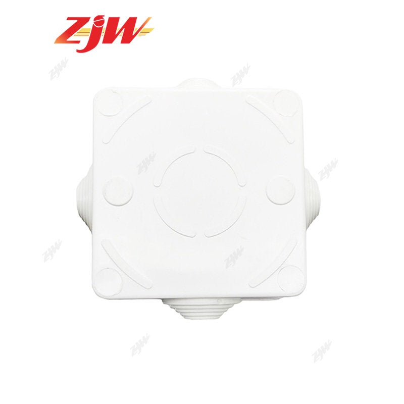 ZJW IP65 Waterproof CCTV Junction Box Enclosure  80x80x50mm  4 Holes Box Outdoor Box
