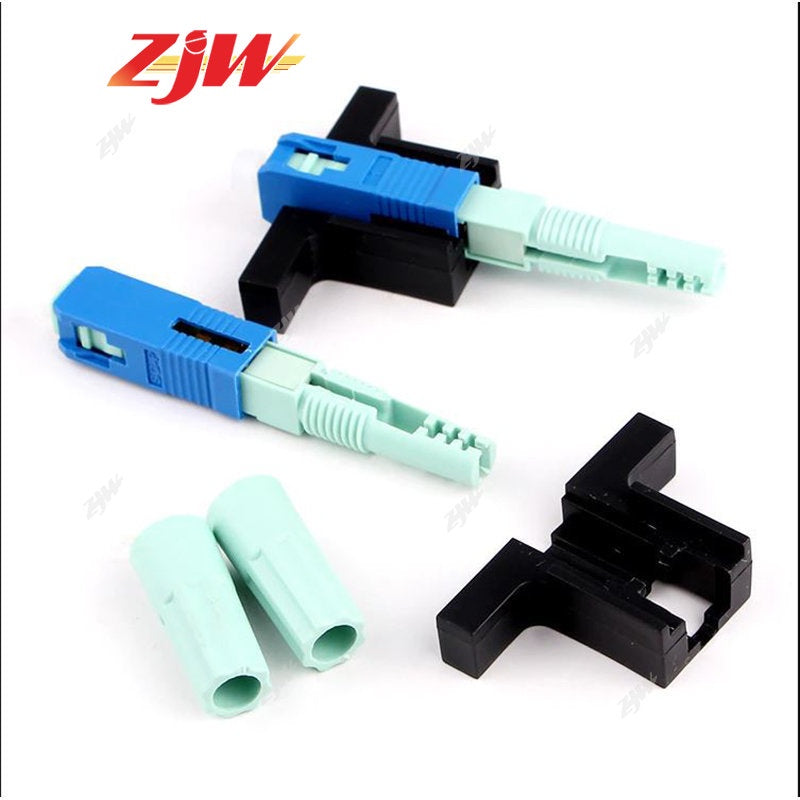 ZJW Fibre Optic SC Butterfly Connector SC Connector Fiber Optical Twist Type Fast Connector