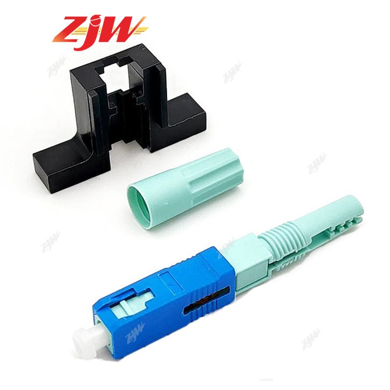 ZJW Fibre Optic SC Butterfly Connector SC Connector Fiber Optical Twist Type Fast Connector
