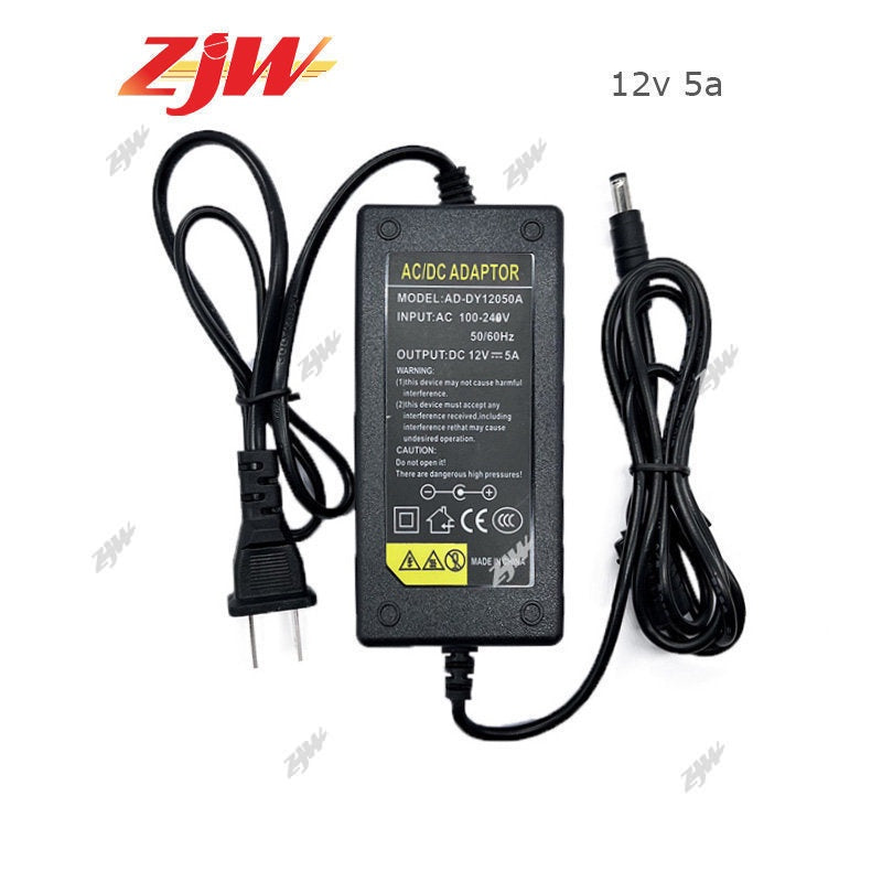ZJW Integrated AC/DC 12V 3A / 12V 5A CCTV Power Supply Adapter 12V Power Adaptor