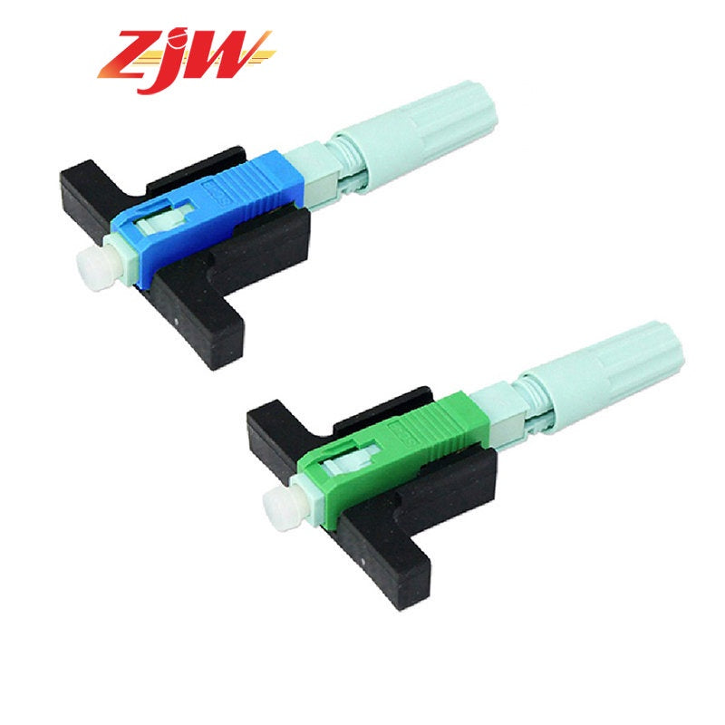 ZJW Fibre Optic SC Butterfly Connector SC Connector Fiber Optical Twist Type Fast Connector