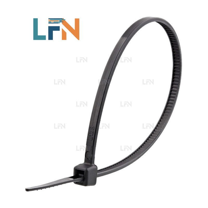 100PCS Self Locking Nylon Cable Tie Reusable Adjustable Flexible Nylon Cable Zip Tie (4X350mm)