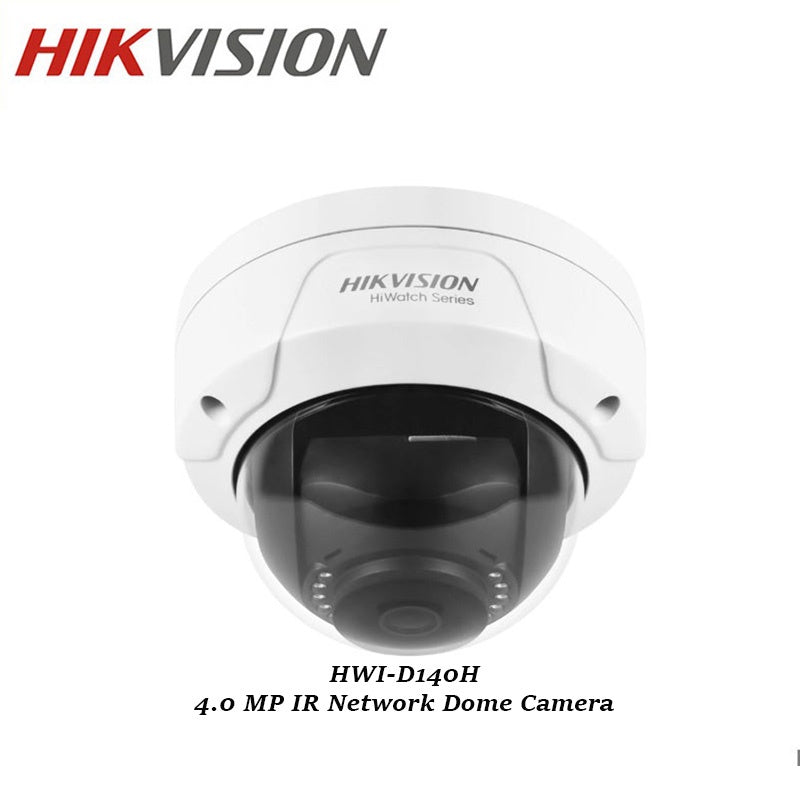 Hikvision HiWatch HWI-D140H 4MP Network Dome Camera| IP Camera | POE | Vandal resistant (IK10) Cctv