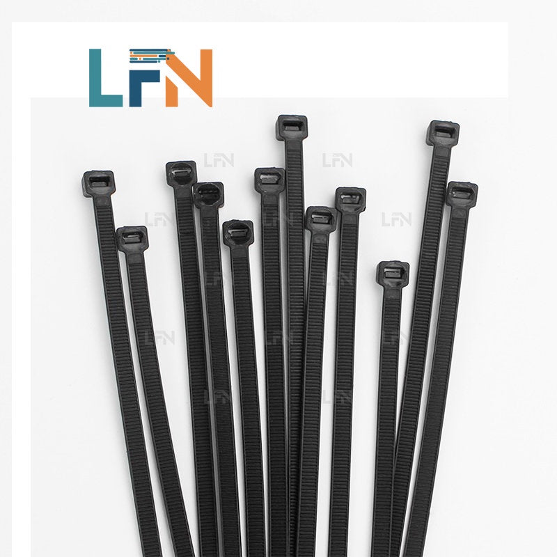 100PCS Self Locking Nylon Cable Tie Reusable Adjustable Flexible Nylon Cable Zip Tie (4X350mm)