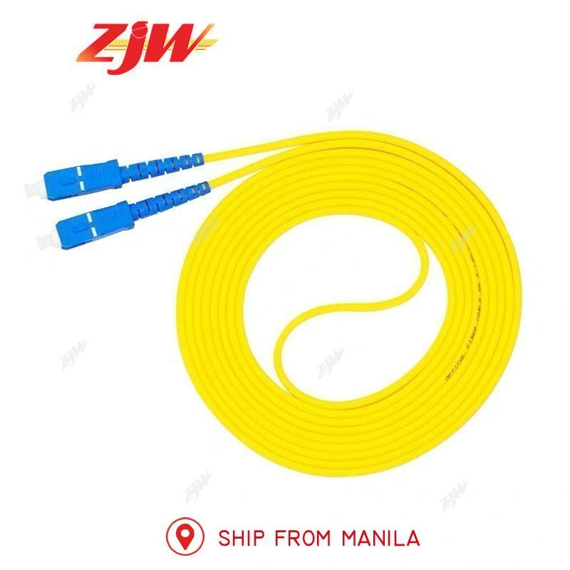 ZJW 3M SC/UPC-SC/UPC Simplex 9/125 Single Mode SM Fiber Optic Cable Patch Cord Fiber Jumper