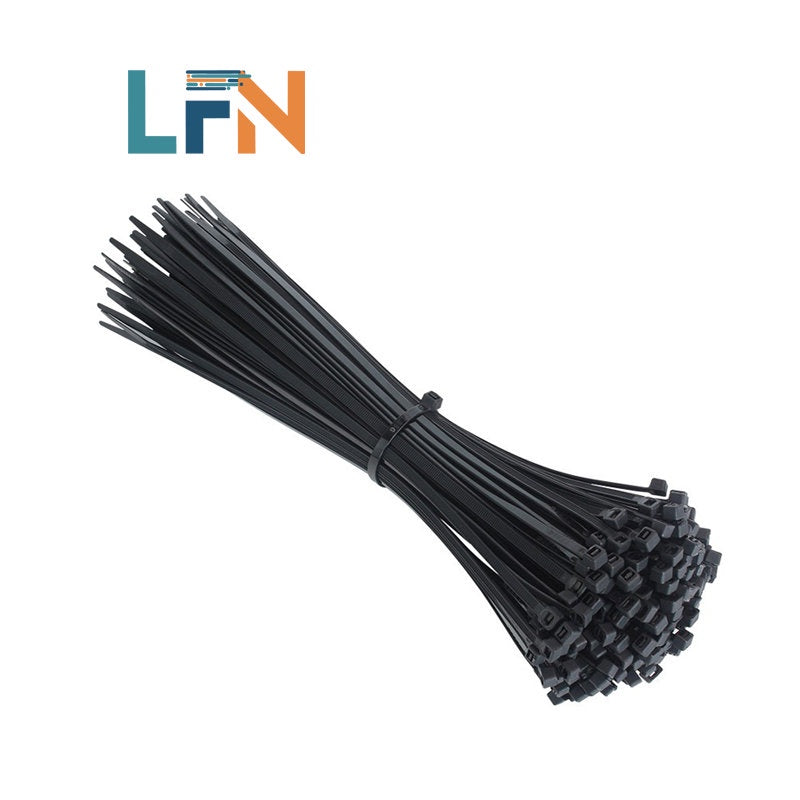 100PCS Self Locking Nylon Cable Tie Reusable Adjustable Flexible Nylon Cable Zip Tie (4X350mm)
