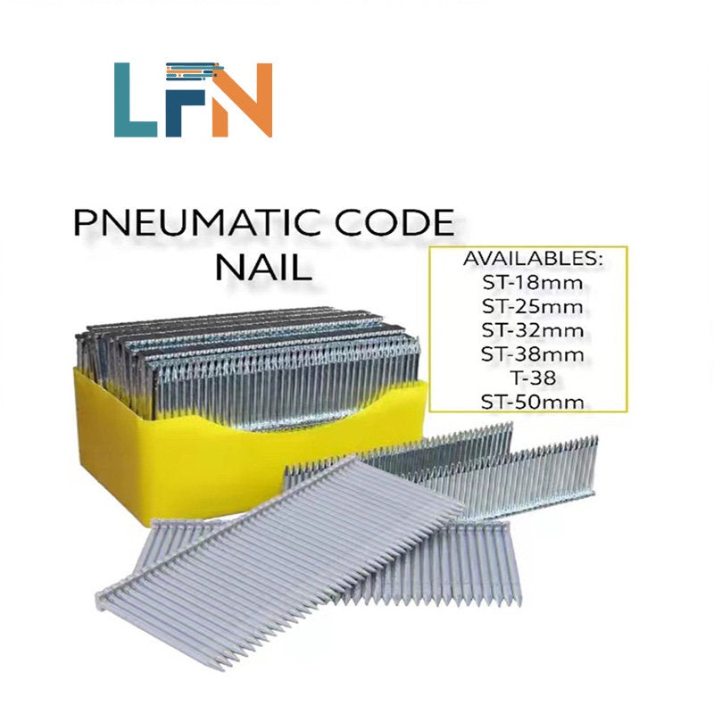 360 pcs WHITE CONCRETE NAIL FOR ST [ST25 / ST32 / ST38 / ST45 / ST50] Air Nail Refill