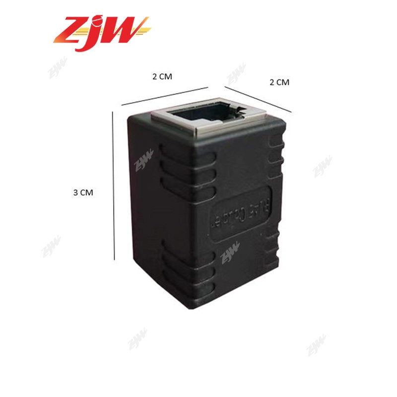 ZJW RJ45 Coupler  Ethernet Cable Extender RJ45 Coupler Female to Female Extension Cable