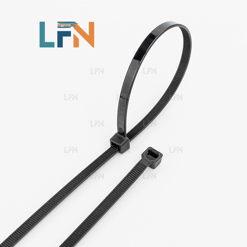 100PCS Self Locking Nylon Cable Tie Reusable Adjustable Flexible Nylon Cable Zip Tie (4X350mm)