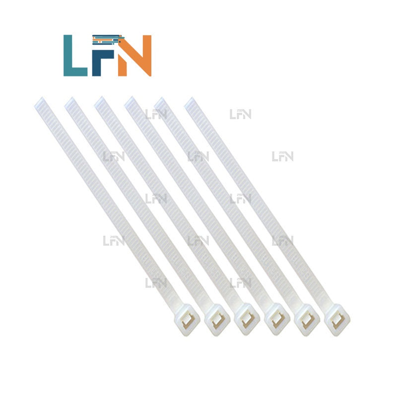 100PCS  Nylon Cable Tie Reusable Flexible Nylon Cable Zip Tie  (4X400mm)