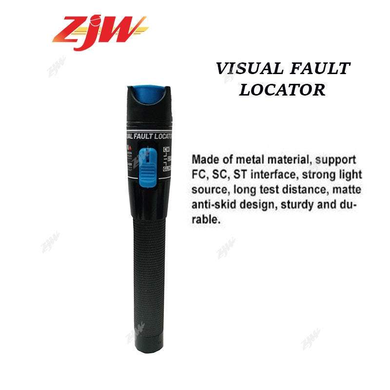 ZJW NEW  FTTH fiber optic tool kit FC-6S Fiber Cleaver Optical Power Meter 5km Laser Fiber Stripper