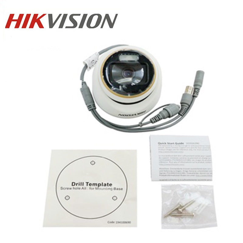 Colorvu/Built in Mic HIK- DS-2CE70DF3T-PFS 1080P/2.8mm Dome-White Light Distance 20meters