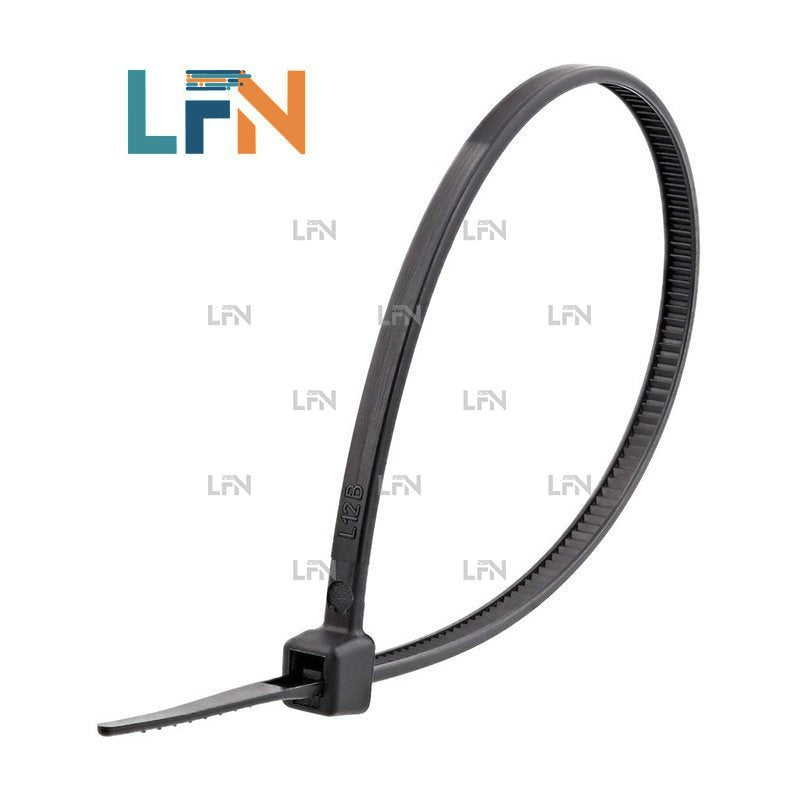100PCS  Nylon Cable Tie Reusable Flexible Nylon Cable Zip Tie  (4X400mm)