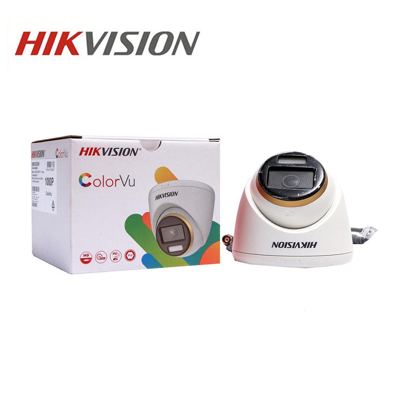 Colorvu/Built in Mic HIK- DS-2CE70DF3T-PFS 1080P/2.8mm Dome-White Light Distance 20meters
