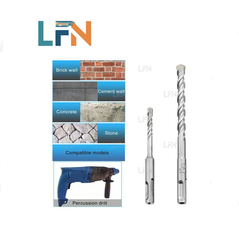 ZJW High Quality 1 piece Pro Electric Hammer Drill bit Wall Brick Electric Hammer Drilling Bits