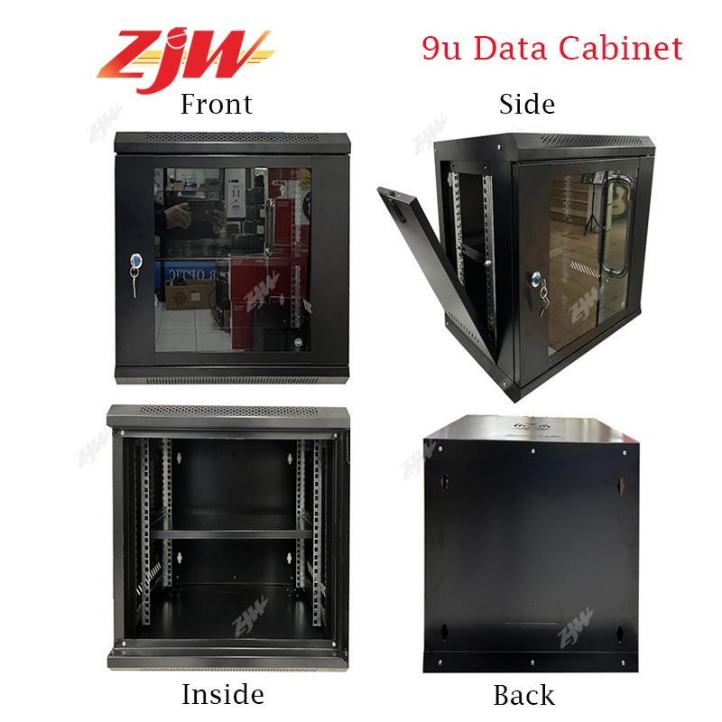 ZJW 4U / 6U / 9U Data Cabinet Network Cabinet Wall-mounted Monitoring Weak-box Computer Cabinet