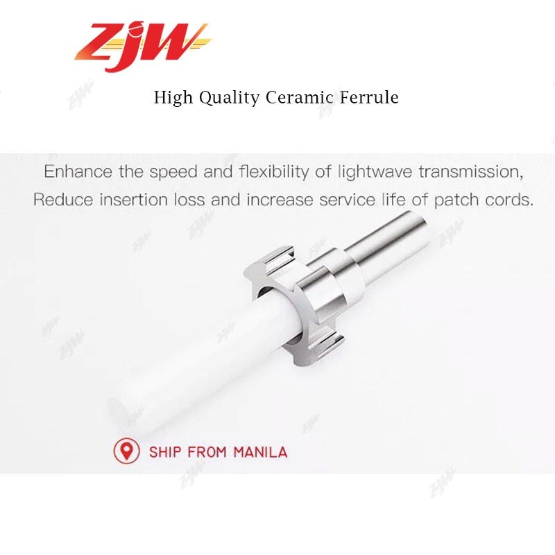 ZJW 3M SC/UPC-SC/UPC Simplex 9/125 Single Mode SM Fiber Optic Cable Patch Cord Fiber Jumper