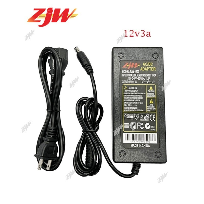 ZJW DC12V Adapt 12V 3A / 12V 5A CCTV Power Supply Adapter 12V Power Adaptor