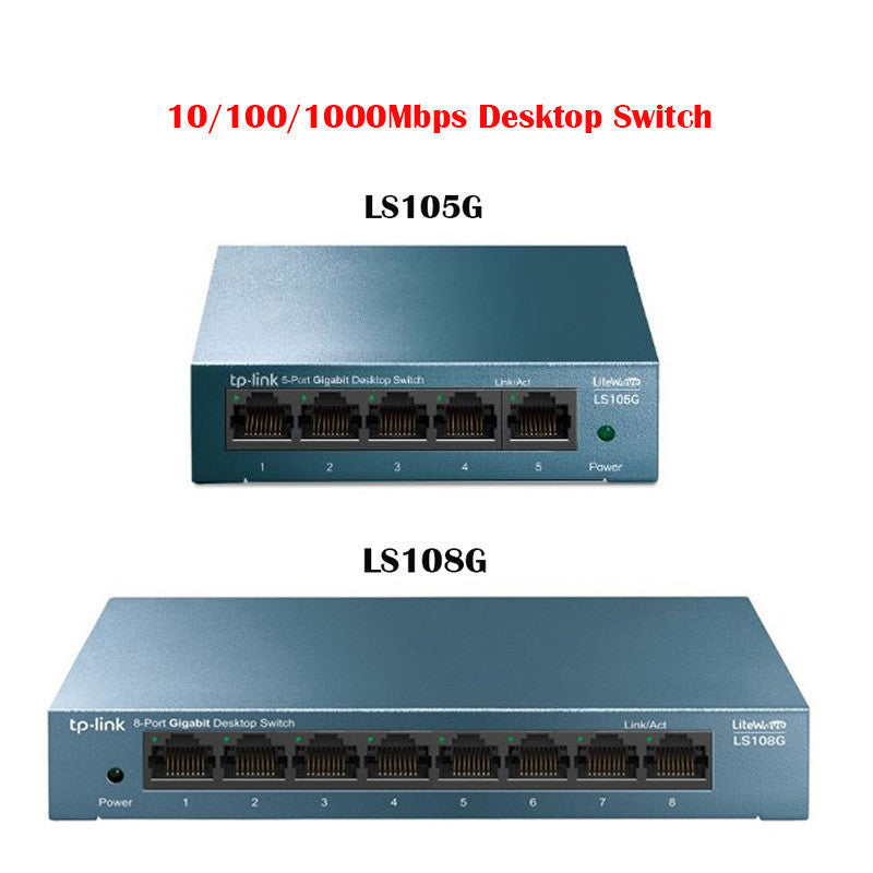 LS105G / LS108G 10/100/1000Mbps Desktop Network Switch