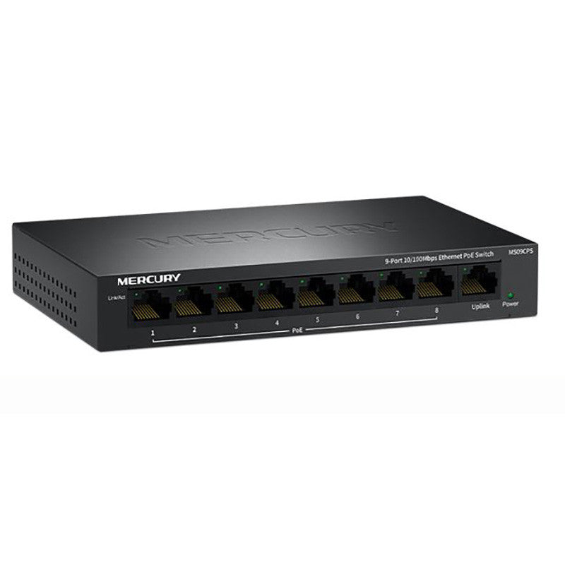 Mercury MS09CPS / MCS1516D-P Gigabit PoE switch network cable power supply camera monitoring
