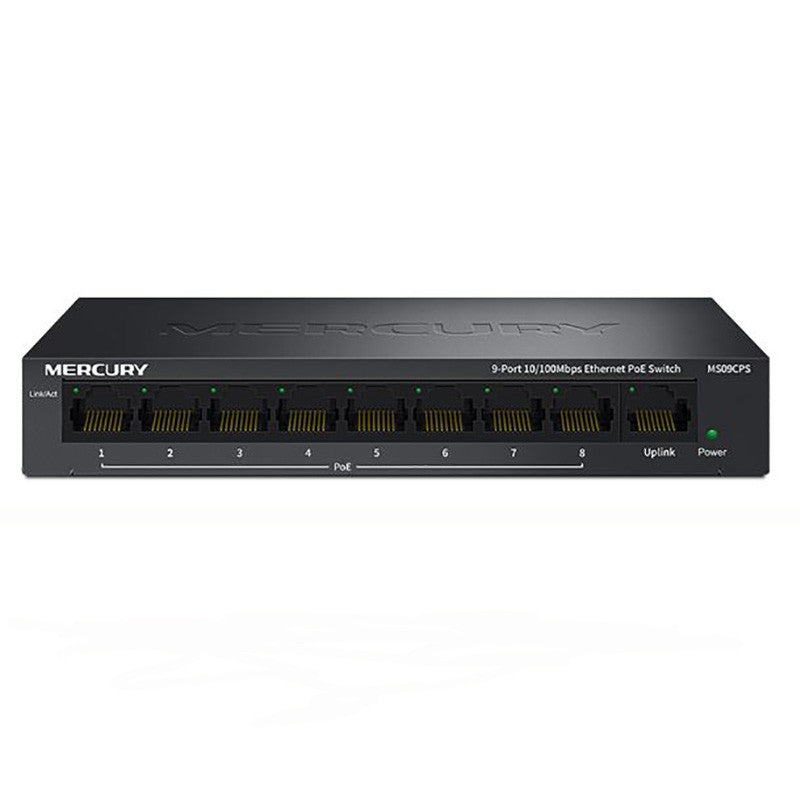 Mercury MS09CPS / MCS1516D-P Gigabit PoE switch network cable power supply camera monitoring