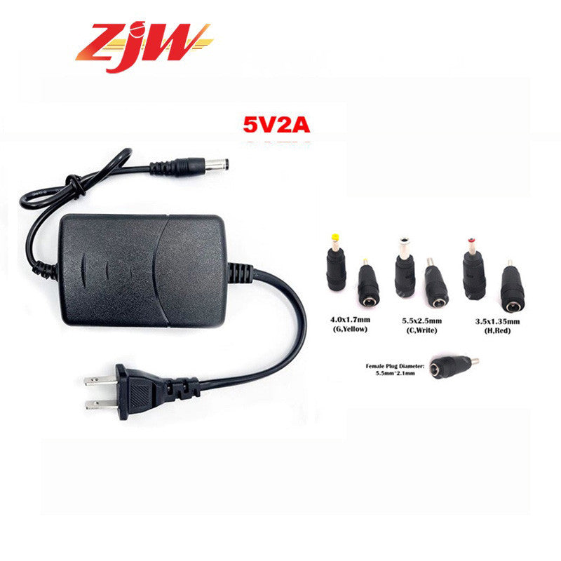 ZJW Fiber Switch Power Adapter 5V 2A Media Converter Adaptor Power Supply FTTH Tool Heavy Load