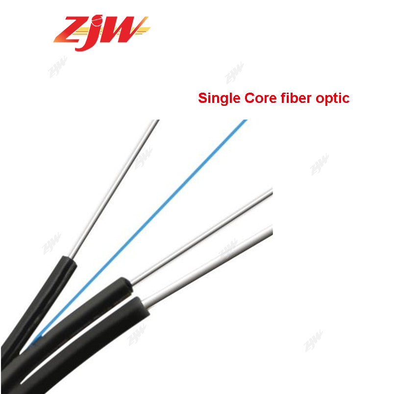 ZJW 1 Core Fiber Optic Cable 300m with SC Connector Fiber Optic Pathc Cord G657 Fiber Cable