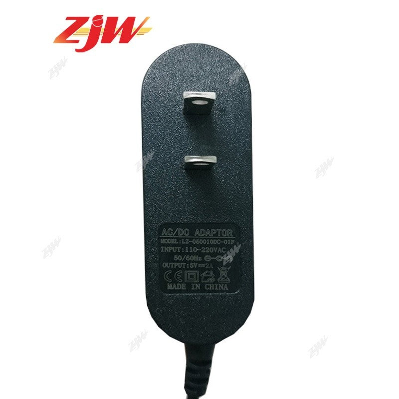ZJW DC 5V 2A Power Supply Oval Shape 5V 2A Adaptor 5V2A Charger for Media Converter