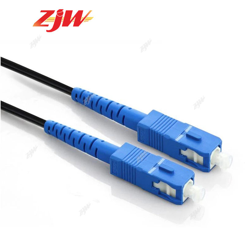 ZJW 1 Core Fiber Optic Cable 300m with SC Connector Fiber Optic Pathc Cord G657 Fiber Cable