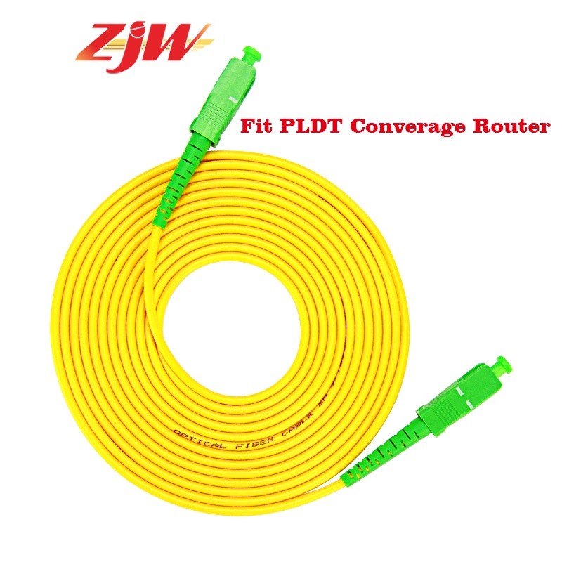 ZJW Mixed Patch Cord SC/UPC SC/APC Single-Mode Fiber Optic Cable Patch Cord For Globe & Converge