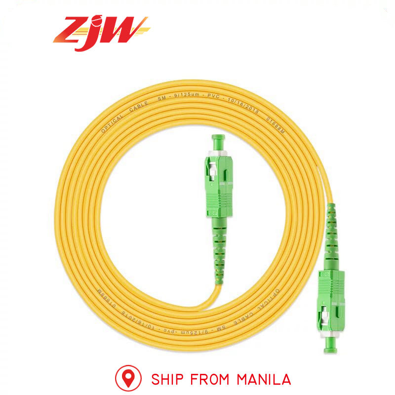 ZJW Mixed Patch Cord SC/UPC SC/APC Single-Mode Fiber Optic Cable Patch Cord For Globe & Converge