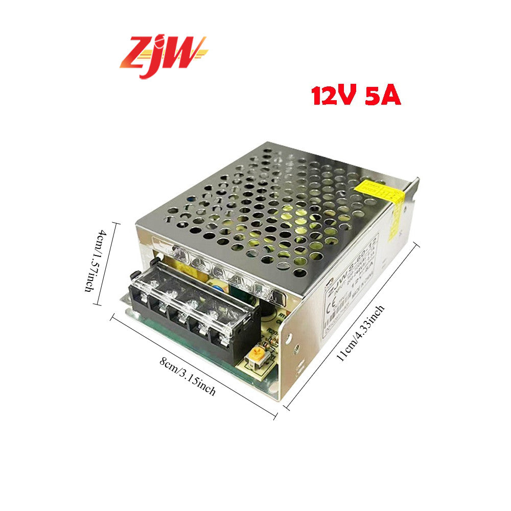 ZJW 12V 5A/10A/20A/30A /33A/40A Centralized Power Supply 12V Power AC TO DC for Led Sign CCTV Camera